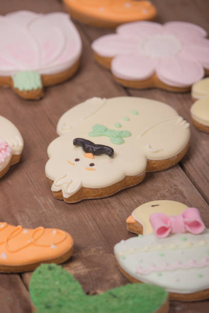 istock gingerbread cookies, funny cute character 658005572
