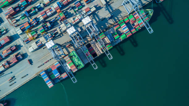 istock container ship in import export and business logistic by crane 658023962