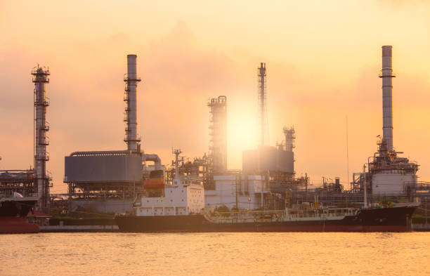istock refinery factory at Thailand 658026850