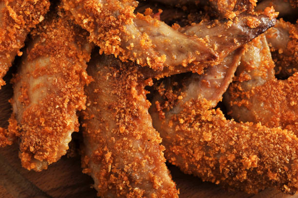 istock fried chicken wings breaded on wooden background 658038586