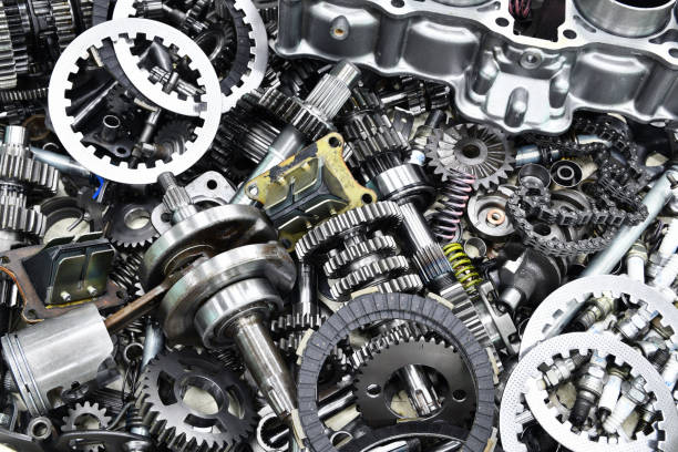 istock Part of the motorcycle engine 658038640