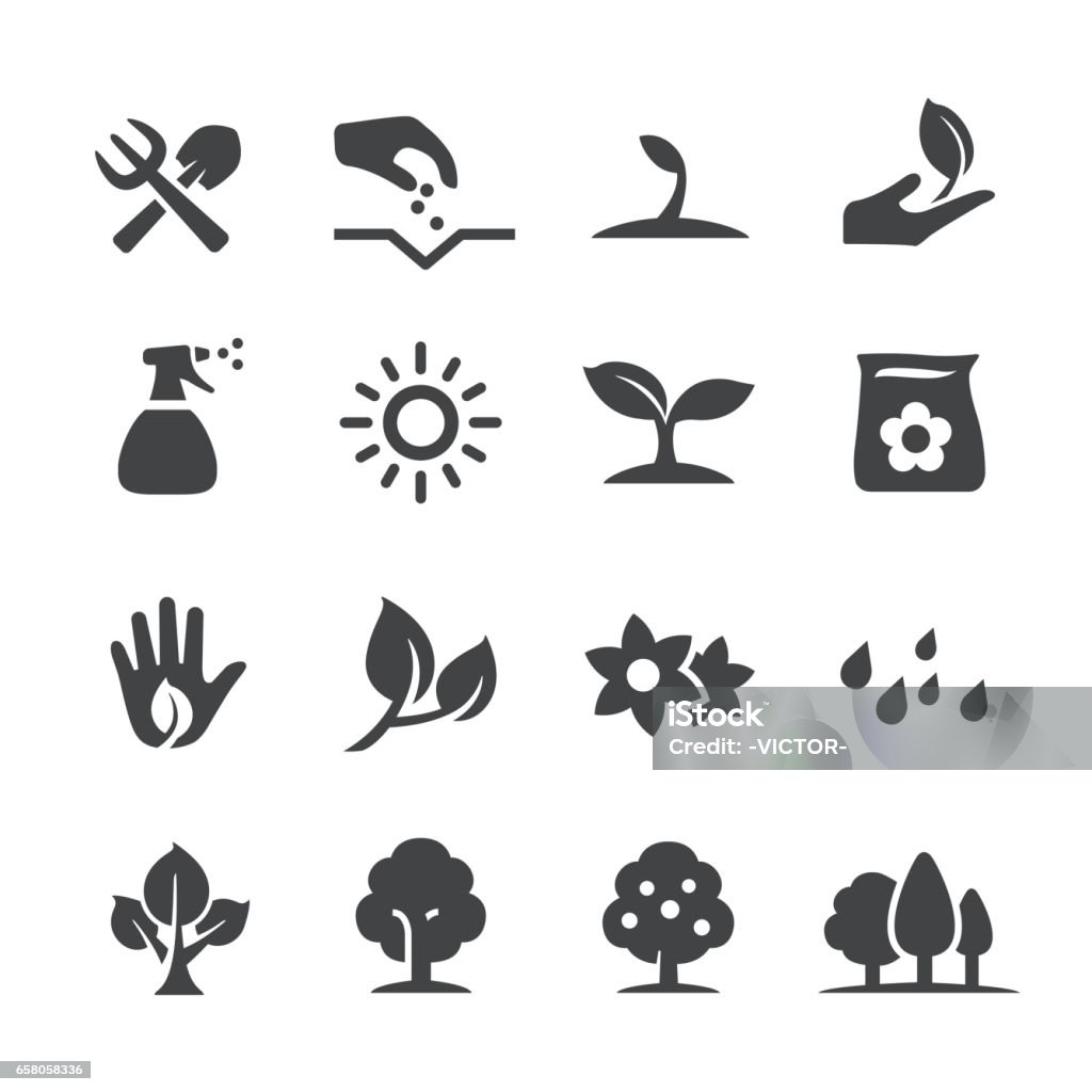 Growing Icons - Acme Series Growing Icons Icon Symbol stock vector