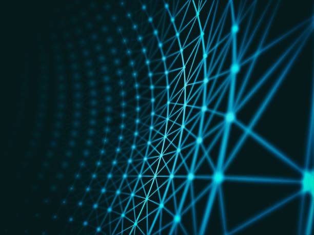 istock Futuristic virtual technology background, Fiber virtual optic cables, fibre connection, telecomunications concept, digitally generated image. 658061612