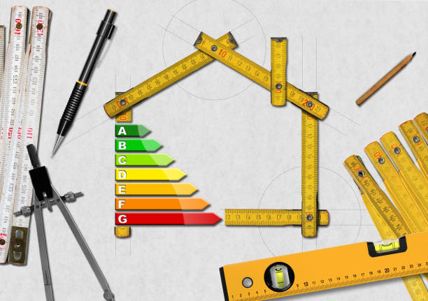 istock Energy Efficiency - Project of Ecological House 658076518