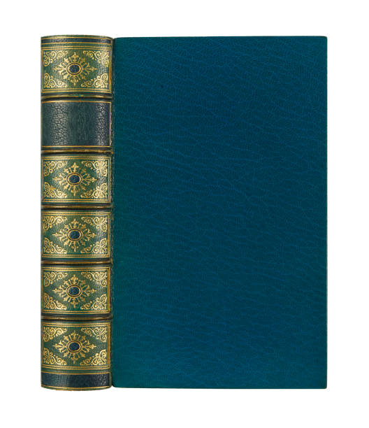 old books with vintage bindings and beautiful gilded leather book covers