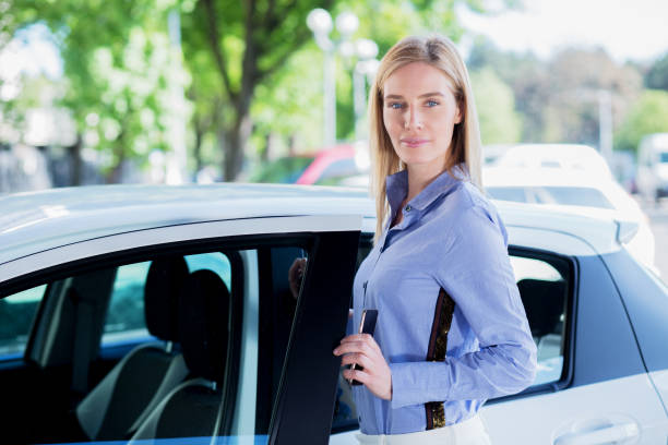 istock Woman in car 658082702
