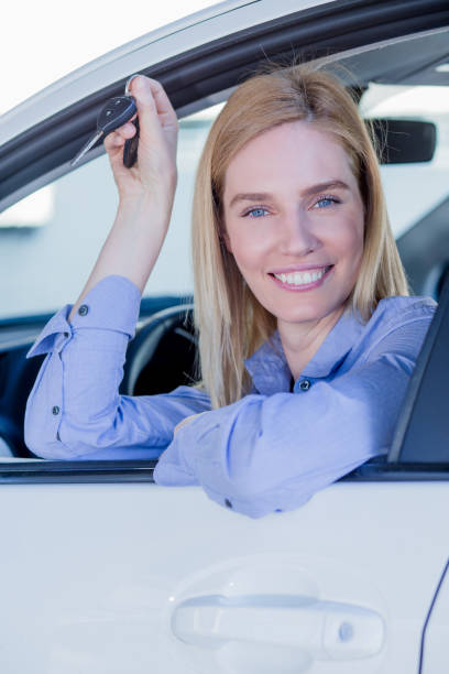 istock Woman in car 658085634