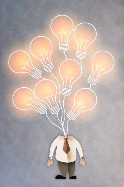 istock business creativity ideas concept with business man paper 658086196