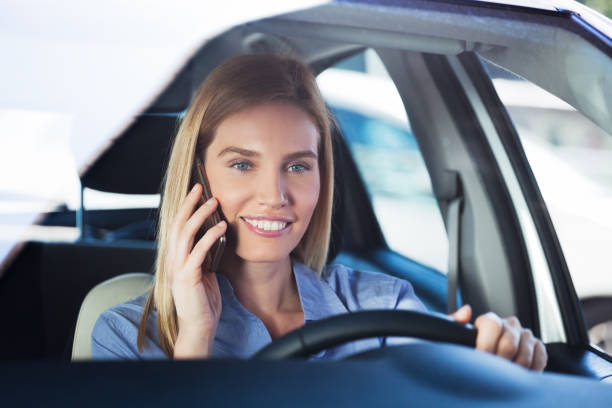 istock Woman in car 658088734