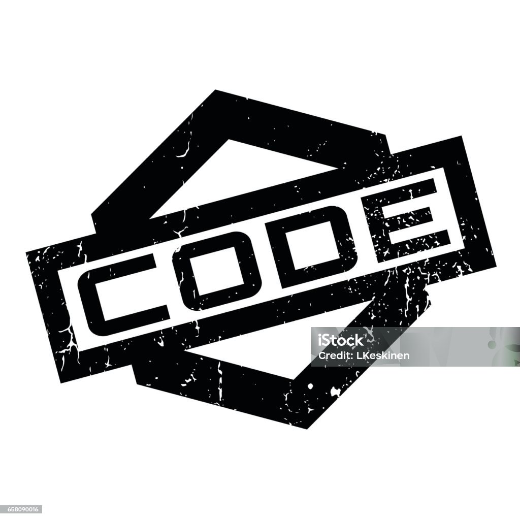Code Speed Stamp Code Rubber Stamp Stock Illustration - Download Image Now - Aging ...