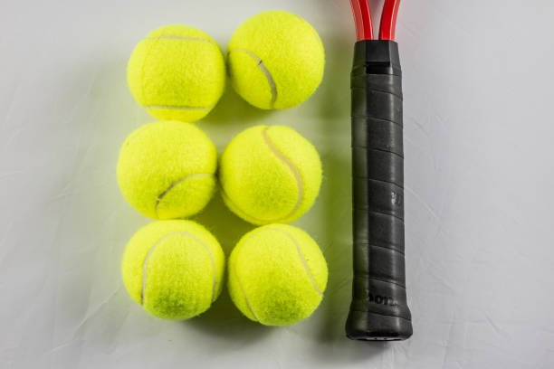 istock tennis ball on a white background 658100334