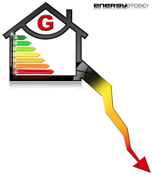 에너지 효율 g-하우스의 형태로 상징 - alphabet white background letter g three dimensional shape stock illustrations