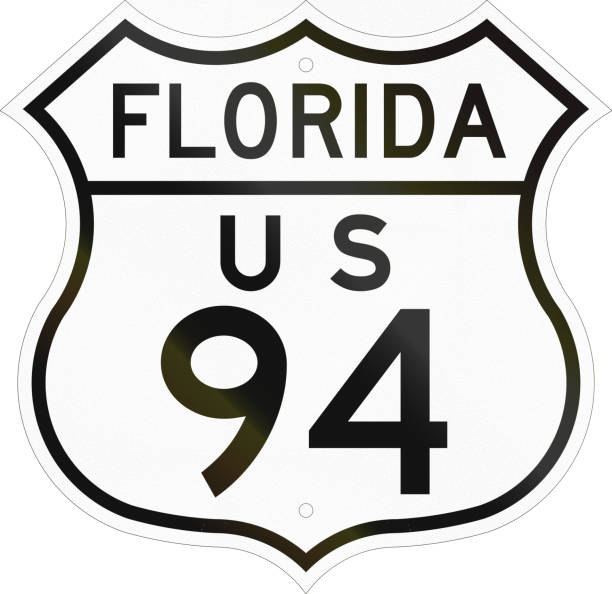 istock Historic Florida Highway Route shield from 1948 used in the US 658106746