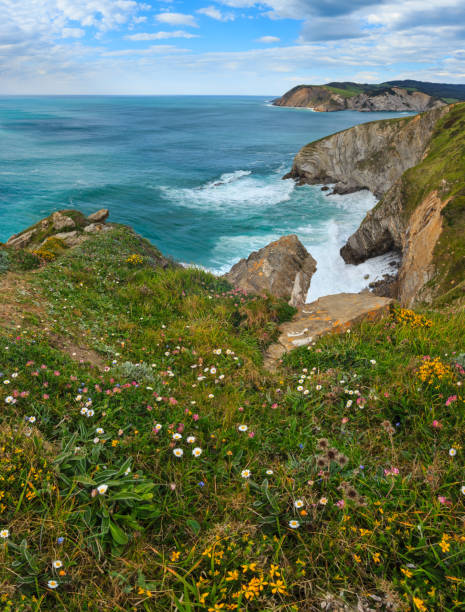 istock Summer ocean bay coastline (Spain). 658106790