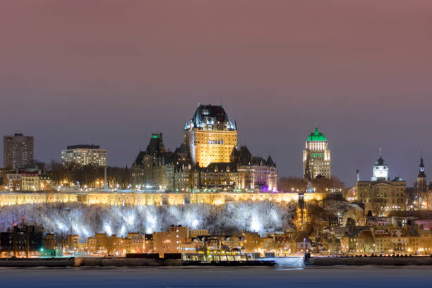 istock Quebec City Downtown and Fairmont le Chateau Frontenac 658110656