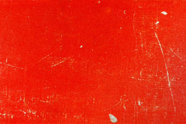 istock Old red paper texture with scratches and spots. Abstract background 658115688