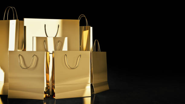 istock Paper shopping bags isolated 658124000