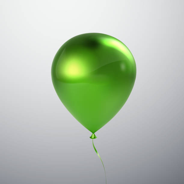 istock Vector festive illustration of flying realistic glossy balloon 658126114