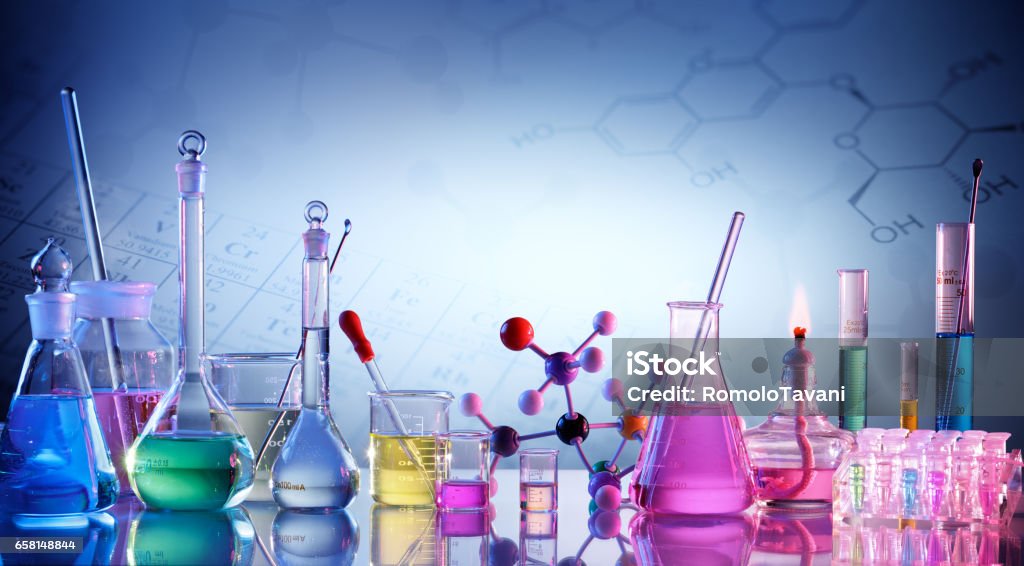 Labor-Research - Lizenzfrei Chemie Stock-Foto