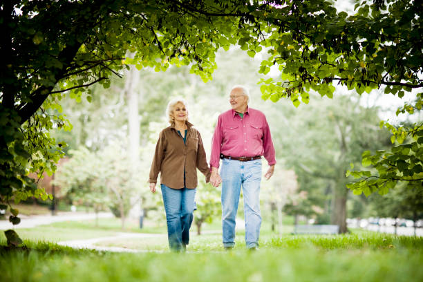 istock Active Senior Couple in Park 658152024