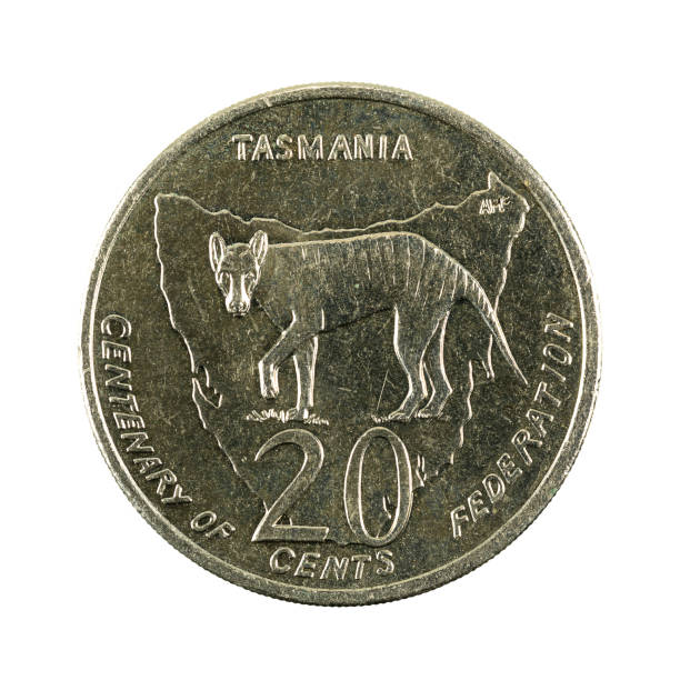istock 20 australian cent coin (2001) obverse isolated on white background 658160864