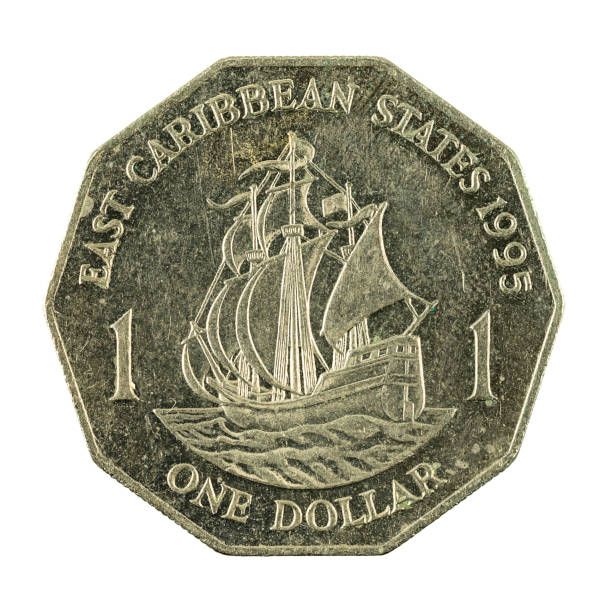 istock 1 eastern caribbean dollar coin (1995) obverse isolated on white background 658163518