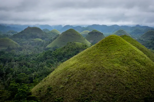 Photo of Famous Chocolate Mountains of Bohol Island, Philippines