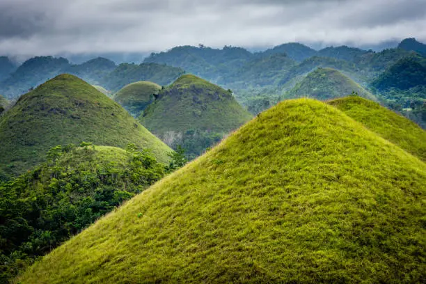 Photo of Famous Chocolate Mountains of Bohol Island, Philippines