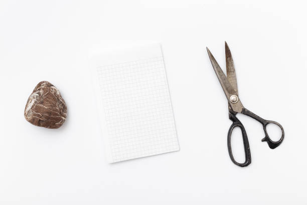 istock Rock, paper, scissors is best choice way to decision making 658164624