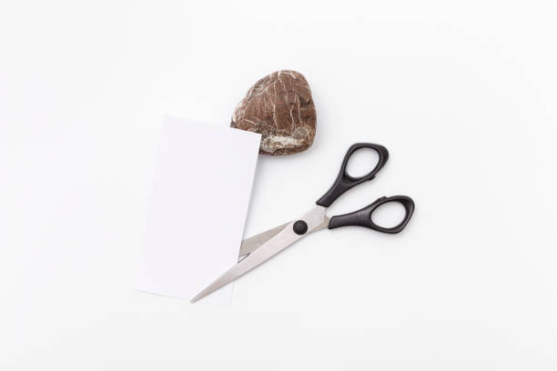 istock Rock, paper, scissors is best choice way to decision making 658164634