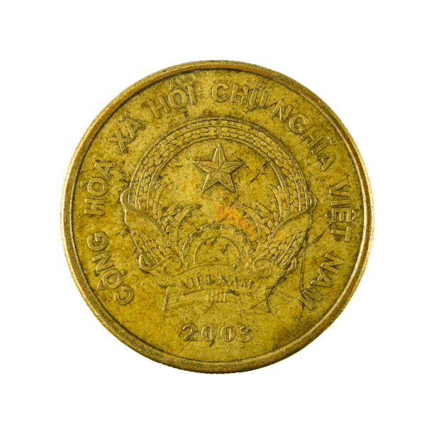 istock 2000 vietnamese dong coin (2003) reverse isolated on white background 658165020
