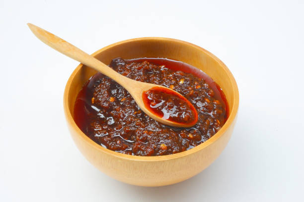 istock close up of a bowl of red chili paste 658167592