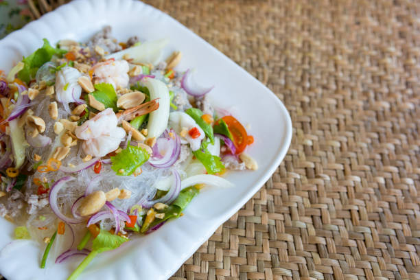 Mung Bean Noodle Spicy Salad, Thai food