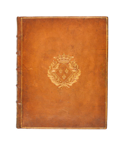 old books with vintage bindings and beautiful gilded leather book covers