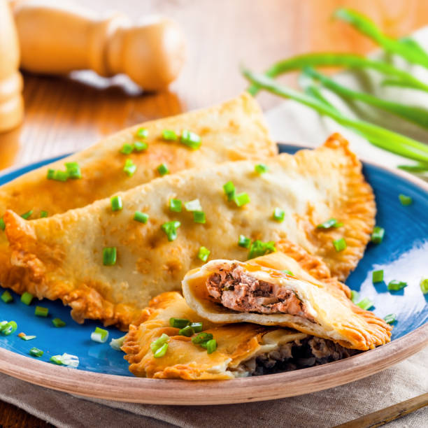 istock Cheburek meat pastry with meat 658185874