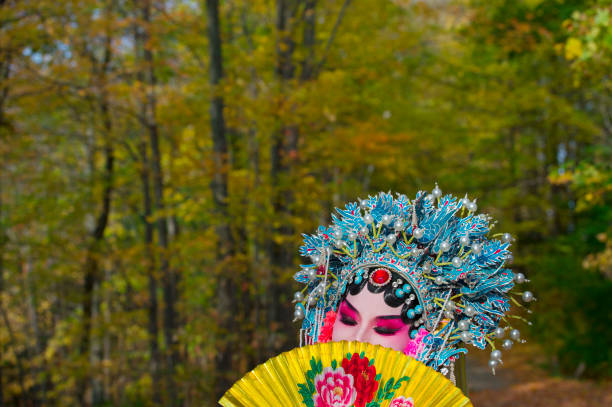 istock Opera performer in the fall outdoor park, Toronto, Canada 658191894