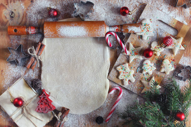 istock cooking ginger cookies on Christmas Eve 658195132