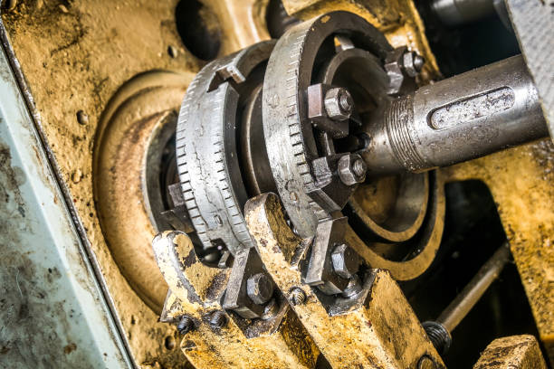 istock details of the machine in work 658208534