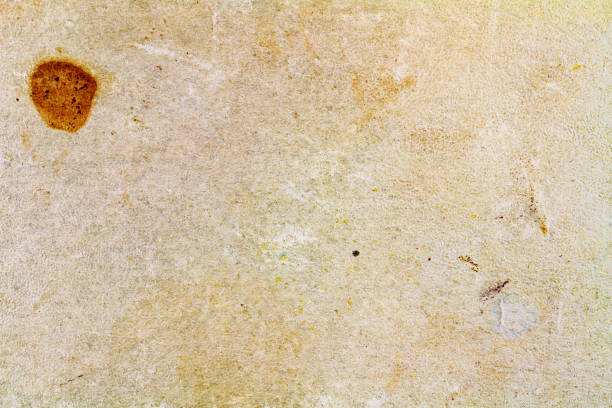istock Old paper texture with brown stain. Abstract background 658213068