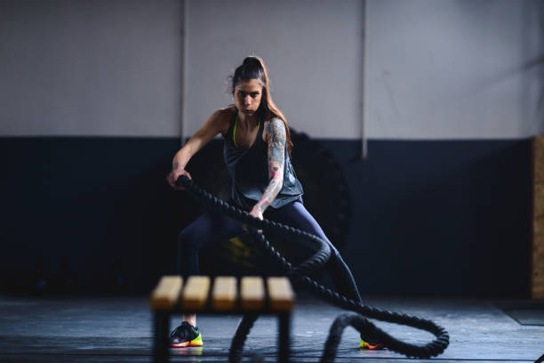 istock Fitness on the ropes 658219262
