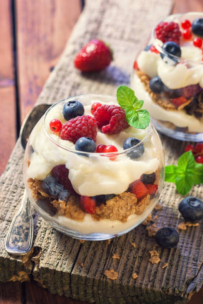 istock Homemade Parfait With Berry Fruit 658220204