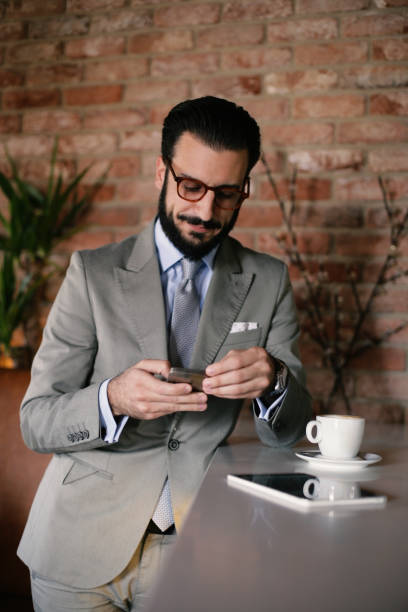 istock Worried Business man on his tablet 658230672