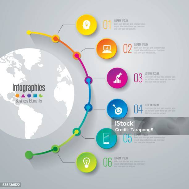 Timeline Infographics Design Vector And Business Icons Stock Illustration - Download Image Now