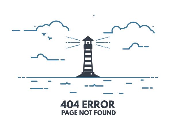 illustrazioni stock, clip art, cartoni animati e icone di tendenza di casa luminosa 404 - computer icon banner placard internet