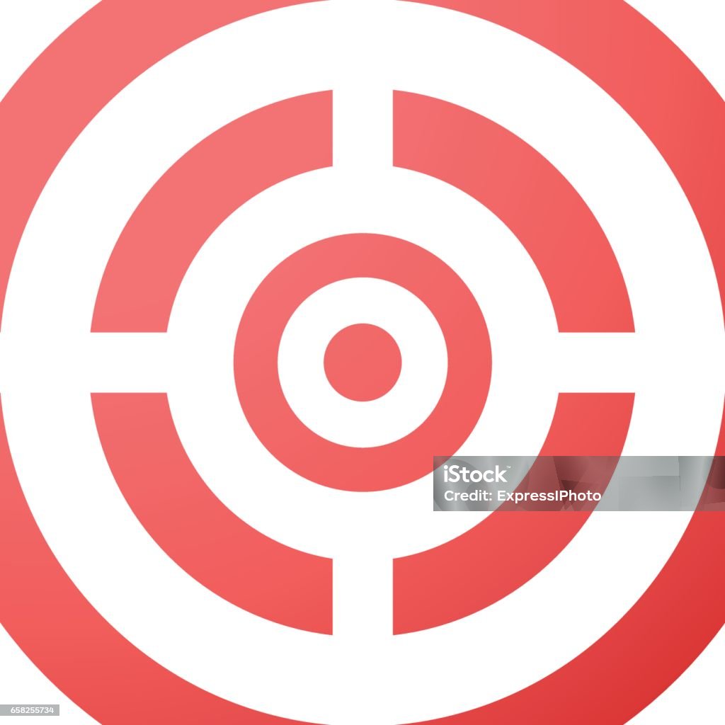 Target Closeup Red Vector Background Stock Illustration - Download ...
