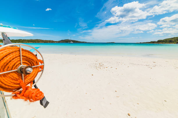 istock orange rope by the shore 658260022