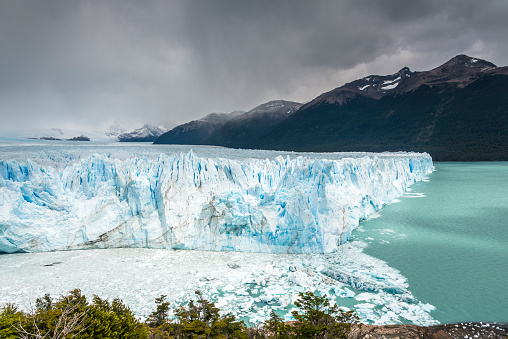 View of beautiful Perito Moreno Glacier, Patagonia, Argentina.
