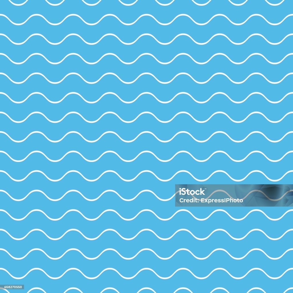 Simple Wavey Pattern Simple Wavy Pattern Seamless Stock Illustration - Download Image Now ...