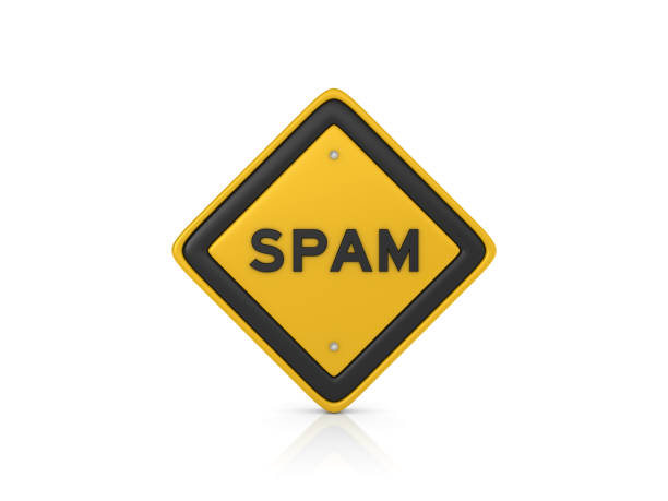 istock SPAM Concept Road Sign - 3D Rendering 658273058