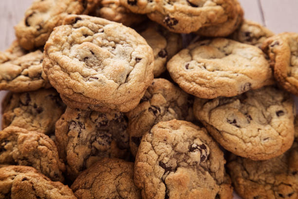 istock Fresh Batch of Homemade Chocolate Chip Cookies 658284648
